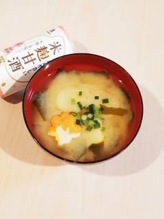 甘酒入りのお味噌汁♡-レシピのメイン写真