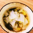 時短★白菜ともずくのさっぱりスープ