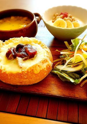 パンdeカレーチーズグラタン✨-レシピのメイン写真