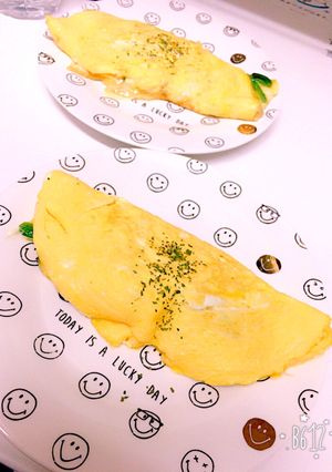 簡単☆冷凍ほうれん草でチーズオムレツ☆-レシピのメイン写真