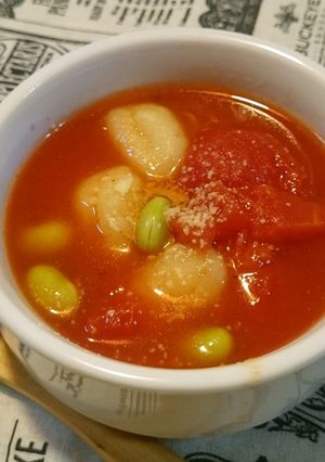 あったかニョッキとトマトのスープ-レシピのメイン写真