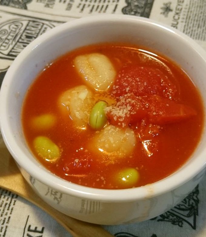 あったかニョッキとトマトのスープ-レシピのメイン写真