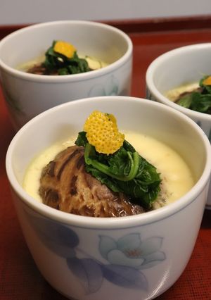 昼夕食♪生椎茸の茶わん蒸し～地獄蒸し～-レシピのメイン写真