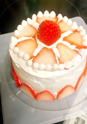 イチゴケーキ-レシピのメイン写真