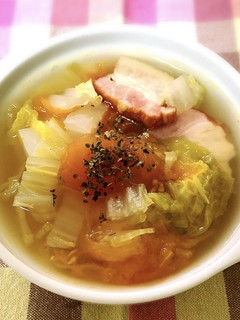 トマトでスッキリ!お野菜たっぷりスープ-レシピのメイン写真
