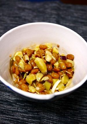 簡単！薩摩芋納豆-レシピのメイン写真