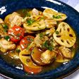 簡単!鶏根菜の黒酢炒め