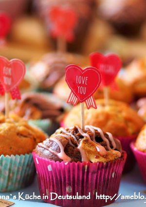 バレンタイン♥マシュマロ入りチョコケーキ-レシピのメイン写真