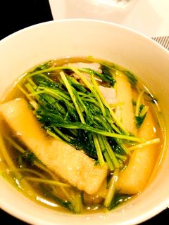 水菜とアゲのスープ-レシピのメイン写真