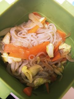 余った焼きそばソースで白滝焼きそば!-レシピのメイン写真