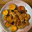 豚肉とズッキーニの中華風炒め