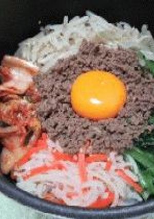 鍋焼きビビンバ-レシピのメイン写真