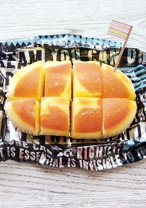 市販チーズ蒸しパンが焼チーズケーキに♡-レシピのメイン写真