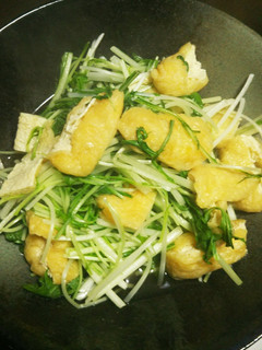 水菜と油揚げの煮浸し-レシピのメイン写真