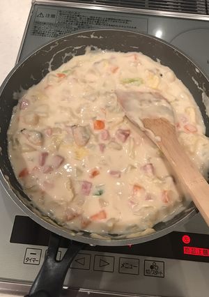 キャベツ入りクラムチャウダー-レシピのメイン写真