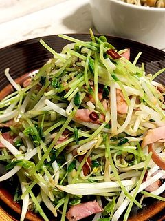 豆苗ともやしとベーコンのシャキシャキ炒め-レシピのメイン写真