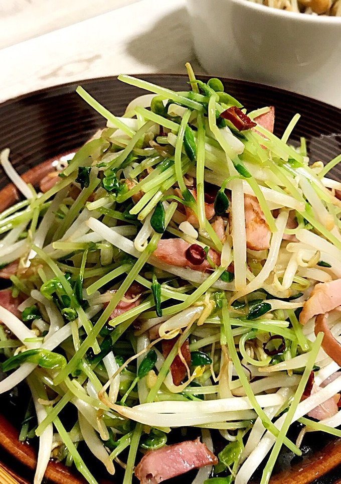 豆苗ともやしとベーコンのシャキシャキ炒め-レシピのメイン写真