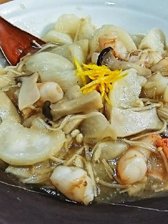 あやめ雪かぶとエリンギの海老そぼろ煮-レシピのメイン写真