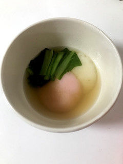 簡単に作れる小松菜の雑煮-レシピのメイン写真