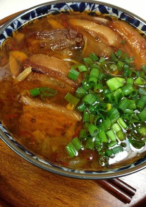 麻辣五花肉麺線-レシピのメイン写真
