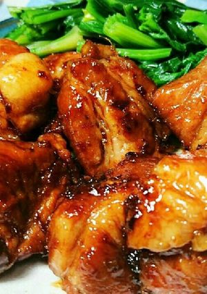 豚肩ロース肉の照り煮-レシピのメイン写真