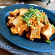 厚揚げと玉子のチリソース煮