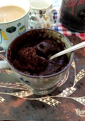 簡単！レンジでチョコレートケーキ！-レシピのメイン写真