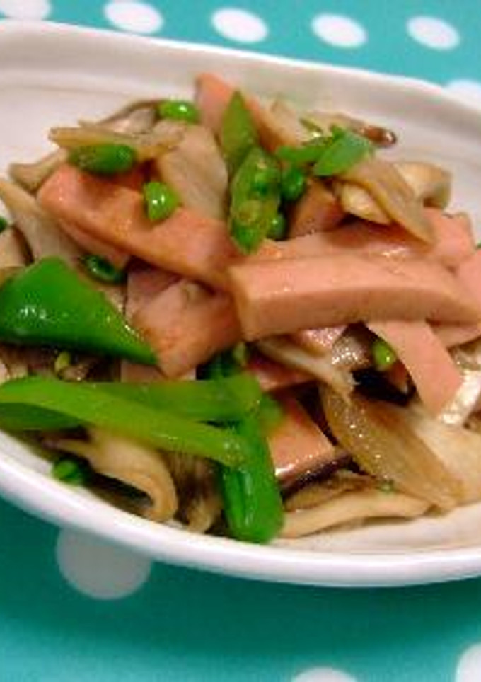 魚肉ソーセージno柚子コショウ炒め-レシピのメイン写真