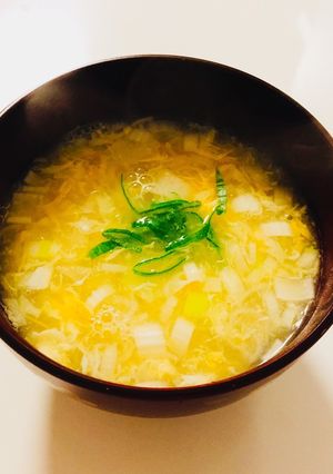 無添加 ♬ 簡単激ウマかき玉汁-レシピのメイン写真