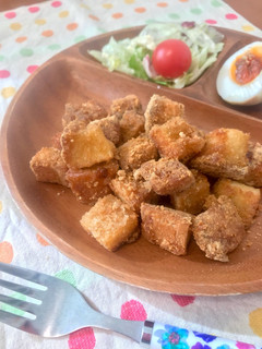 サクッ!ジュワ〜♡ラスク風きなこトースト-レシピのメイン写真