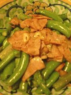 スナックインゲンとベーコンのガーリック炒め-レシピのメイン写真