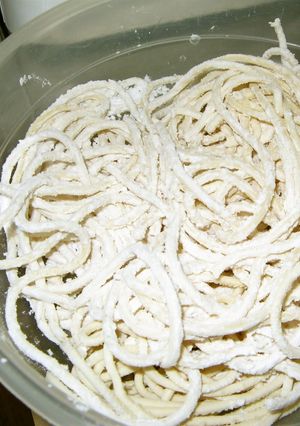 ヌードルメーカーdeうどん麺作り～♪-レシピのメイン写真
