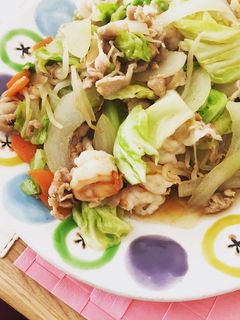 豚肉とエビの野菜炒め-レシピのメイン写真