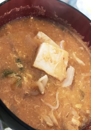 残り物で簡単味噌チゲ♪*-レシピのメイン写真