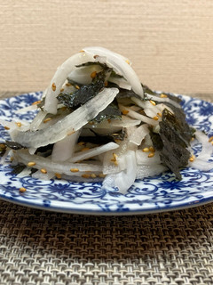 新玉ねぎと韓国海苔のサラダ♪-レシピのメイン写真