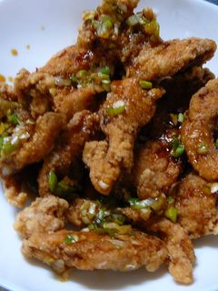 鶏むね肉の唐揚☆薬味ソースがけ-レシピのメイン写真