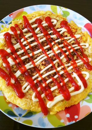 千切りキャベツのオムレツ-レシピのメイン写真
