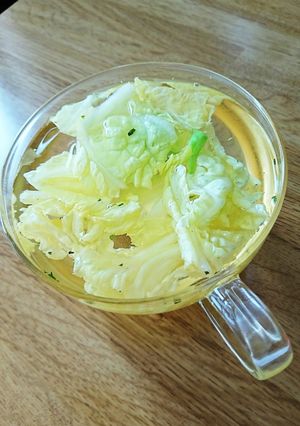 即席✨シャキシャキ白菜のスープ✨-レシピのメイン写真