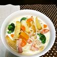 ヌードルメーカー♡クラムチャウダーうどん