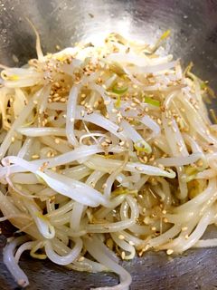 簡単!韓国風もやしナムル-レシピのメイン写真