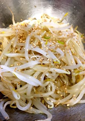 簡単！韓国風もやしナムル-レシピのメイン写真
