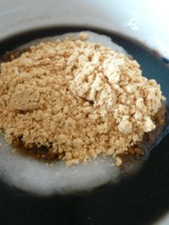 レンジで超簡単!煮汁利用の黒豆ぜんざい☆-レシピのメイン写真