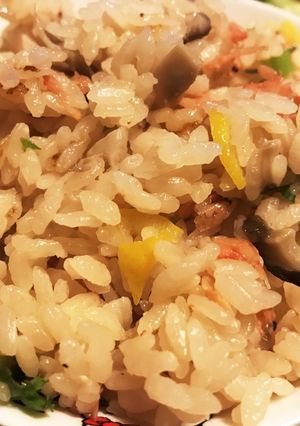ゆず香る鶏肉の炊き込みご飯-レシピのメイン写真