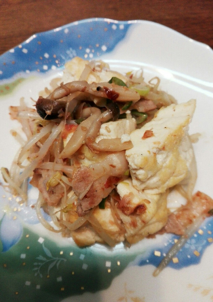 簡単　木綿豆腐チャンプルー風〜-レシピのメイン写真