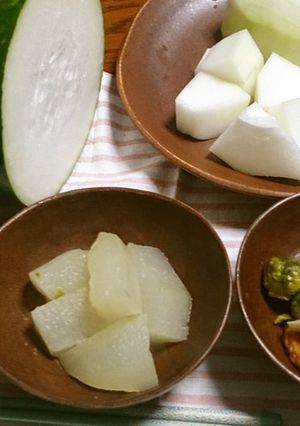冬瓜をおでんで食べる-レシピのメイン写真
