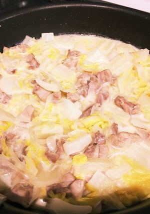寒い時期に☆白菜のミルク煮-レシピのメイン写真