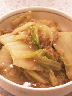 白菜とひき肉のあんかけ-レシピのメイン写真