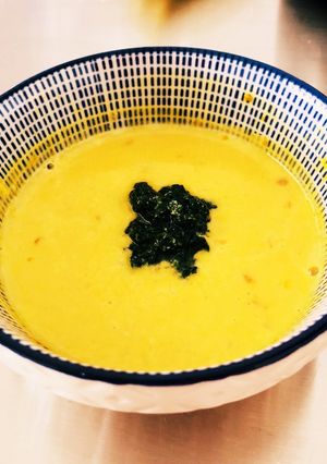 かぼちゃの豆乳おうどん(離乳食中期〜)-レシピのメイン写真