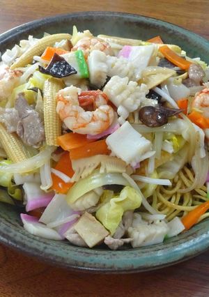おいしい長崎風太麺皿うどん-レシピのメイン写真