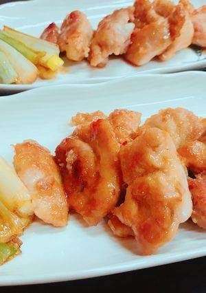 ねぎと鶏肉の鍬焼き風 焼き鳥-レシピのメイン写真